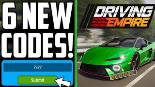 NEWDRIVING EMPIRE AUGUST REDEEM CODES 2024 - DRIVING EMPIRE ROBLOX CODES 2024