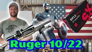 Ruger 10/22 Target Lite - Day at the range - Captain America Challenge - semi auto class entry