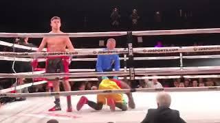 Rreshat Mati vs Benjamin Borteye | boxingFight  KO #Albanianbear