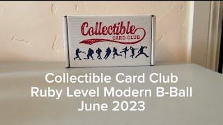 Collectible Card Club - Modern Basketball - Ruby Level - June 2023