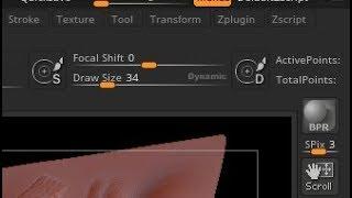 Zbrush 2019 как запомнить  режим на размер кисти