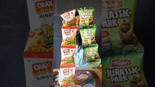 Crax Rings and Jurassic Park Inaami Snacks Unboxing  #shorts