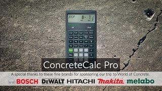 Calculated Industries Concrete Estimating Calculator