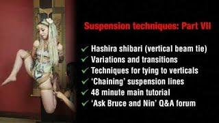 Learn shibari: Hashira shibari (vertical beam shibari suspension)