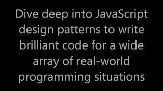 JavaScript Design Patterns: 20 Patterns for Expert Code