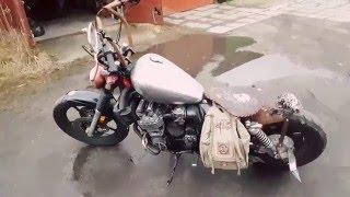 xj700 bobber custom yamaha walk around & loud exhaust