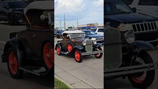 Ford Model A Classic Car Drive By Engine Sound Fort Street Cruise 2024