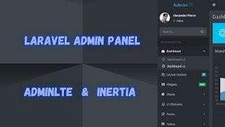 [0] Laravel Admin Panel - Adminlte & Inertia