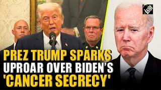 "Public wasn't notified..." President Trump sparks uproar over Biden's 'Cancer secrecy'