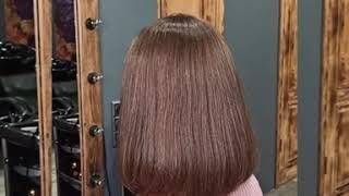 Стрижка длинный прямой Боб Long straight bob haircut #стрижка #женскаястрижка#стрижкабоб#haircut#bob