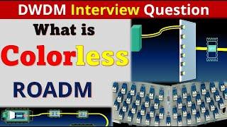 Colorless ROADM in CDC DWDM, DWDM, OTN, Optical Fiber, Telecom, Engineer, Interview