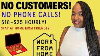  NO CUSTOMERS OR PHONE CALLS! NO PHONE JOB! GOOD BENEFITS! WORK FROM HOME JOB 2024