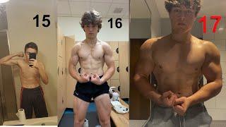 Daniel Harmon 2 Year Natural Bulk Transformation 16-18