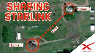 Sharing Starlink 400ft Away into a 2nd home