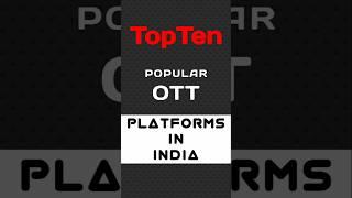 Top 10 Most Popular OTT Platforms in India 2024 | NKProTopTen #shorts #ytshorts #trending #ott