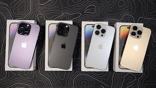 iPhone 14 Pro All Colors: Space Black, Deep Purple, Silver & Gold!