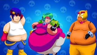 Brawl Stars - ALL BRAWLERS GOT FAT (collection #3)