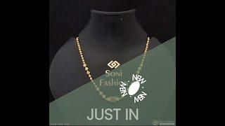  1 Gram Gold Plated with Diamond Stunning Design Necklace for Ladies - Style A224 