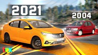 Dacia Logan 2021 Vs Dacia Logan 2004 pe BeamNG.Multiplayer