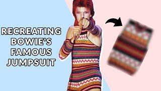 I tried to knit David Bowie's Ziggy Stardust Jumpsuit