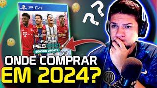 ONDE COMPRAR O JOGO PES 2021 EM 2024 (PS4, PS5, XBOX ou PC)? COMO ATUALIZAR PRA TEMPORADA 2024?