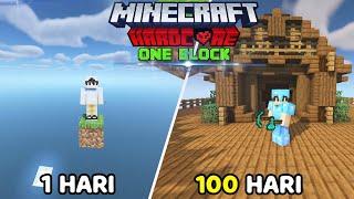 100 Hari di Minecraft Hardcore Tapi Cuma Satu Block!