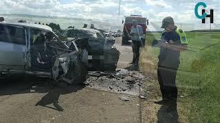 Видео с места ДТП в Аксубаевском районе