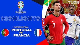 HIGHLIGHTS - Portugal vs Francia | UEFA EURO 2024 - 4tos | TUDN