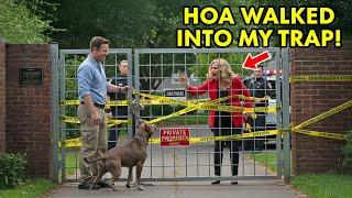 HOA President LOSES IT When I Installed a Gate — She Walked Right Into the Trap I Built for Her