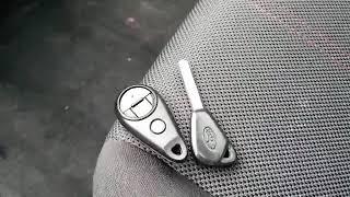 How to program Subaru keyless entry keyfob with out using scan tool.