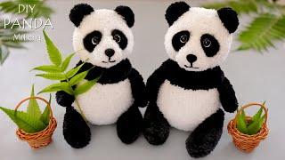  ПАНДА из носков  DIY CUTE PANDA 