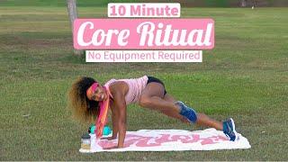 10 Minute Core Ritual - No Equipment Required | Workout With KK