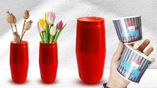 flower vase making at home in minutes - Hope - 3 minute DIY