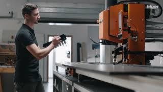 Blum MINIPRESS top with EASYSTICK – A new assembly machine generation