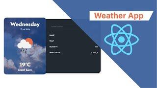 How to Build a Weather App in React JS