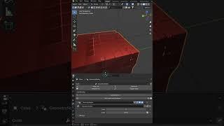 Geometry nodes rip region tool in Blender