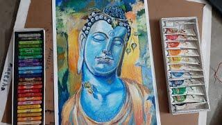 How to Draw Lord Buddha |Lord Buddha |Aneesha Chakraborty |Time lapse