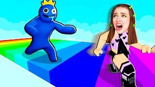 РОБЛОКС КЛИКЕР, но РАДУЖНЫЕ ДРУЗЬЯ !  Rainbow Friends Race