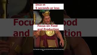 How to play INCA in 5 seconds or less in civ 6! #shorts