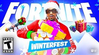 NEW *FORTNITE WINTERFEST* UPDATE NOW!! FREE PRESENTS, MAP CHANGES, SKIBIDI TOILET & MORE! (LIVE)