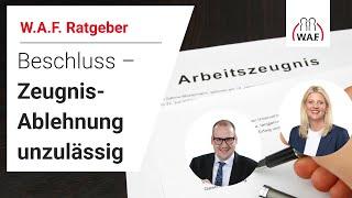 Arbeitgeber darf sich nicht vom Zeugnis „distanzieren“ | Betriebsrat Video