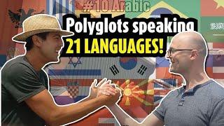 unique encounter between 2 polyglots in 21 languages