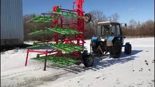 Универсальное транспортное устройство для сеялок пропашных, зерновых , штригельных борон и разбрасыв