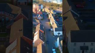 Real Life Toy Town #drone #miniature #birdseyeview