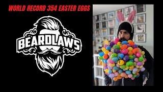 World Record - Most Plastic Eggs In A Beard