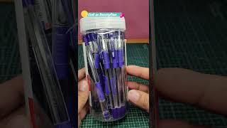 Cello Technotip Blue Ball Pen | Jar of 25 | Ball Pens for Students | Ball Point Pen | Writing Pens