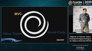 CppCon 2019: Tony Van Eerd Objects vs Values: Value Oriented Programming in an Object Oriented World