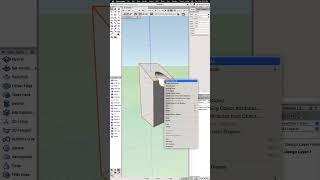 instant push/pull, solid modeling and Edit feature #Vectorworks #shorts #jonathanpickup