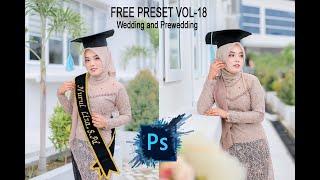 FREE PRESET PHOTOSHOP VOL-18 Wedding and Prewedding