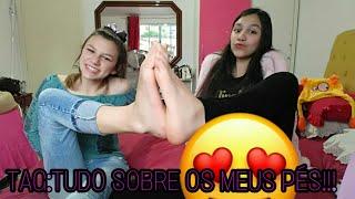 TAG:TUDO SOBRE OS MEUS PÉS!!! - CANAL DIVERTIDO!!!